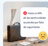 Oportunidades perdidas por falta de seguimiento